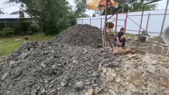 Ст. Разгадки.  Копка колодца по нашему ГОСТу, трудный грунт не проблема . podkapaev.ru