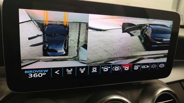 Система кругового обзора для Mercedes C класс на штатный монитор