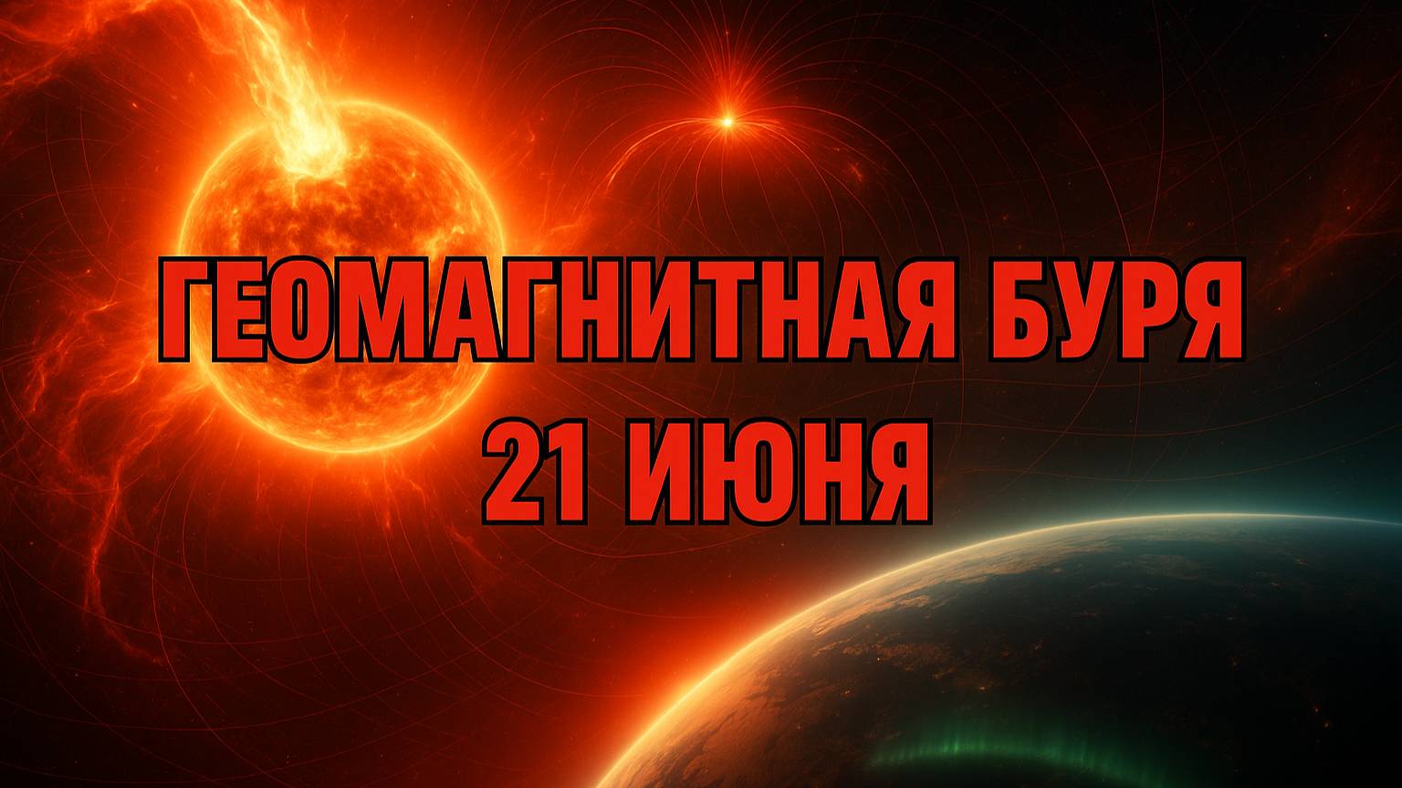 ГЕОМАГНИТНАЯ БУРЯ 21 ИЮНЯ: что нас ждёт и кто ощутит первым?!