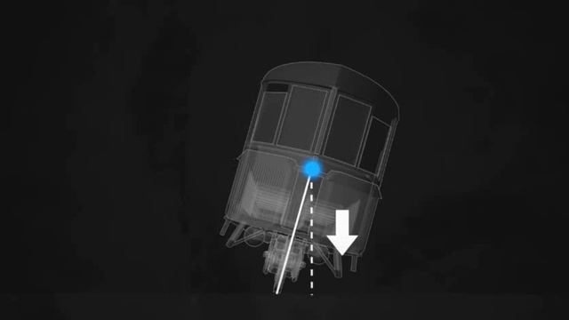 Чудо-монорельс: как поезд балансирует на одном рельсе! 🚝✨