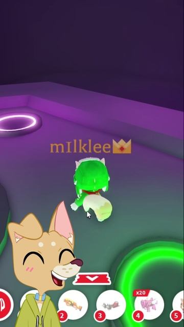Сделала НЕОН и МЕГА Muscrat #AdoptMe #АдоптМи #Roblox #Роблокс