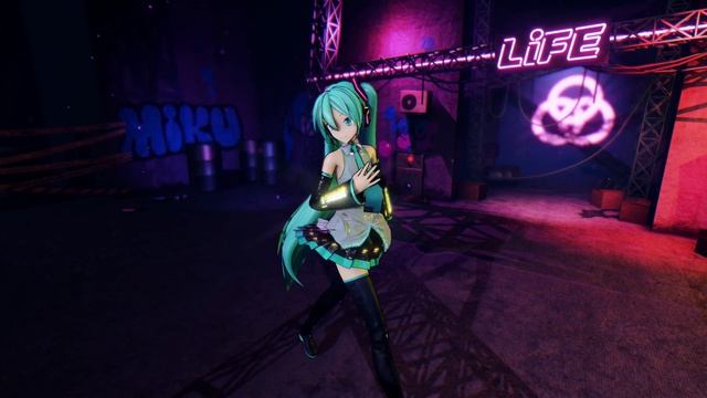 IA GLOWB - Intergalactia (Miku Hatsune Dance) 4K