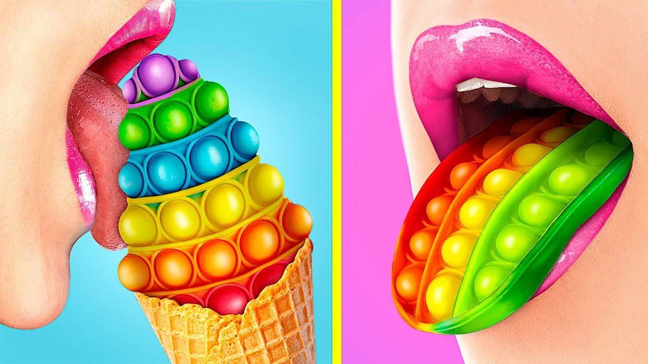 Pop It мороженое челлендж!