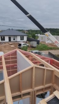 Процесс проклейки стыков супердиффузионной мембраны специальными лентами DELTA! #каркасник #prefab