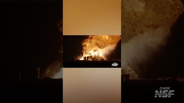 Взрыв на базе SpaceX