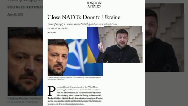 ‼️🇷🇺🇺🇦«Закройте двери НАТО для Украины» — Foreign Affairs о страхе альянса перед прямым конфликт