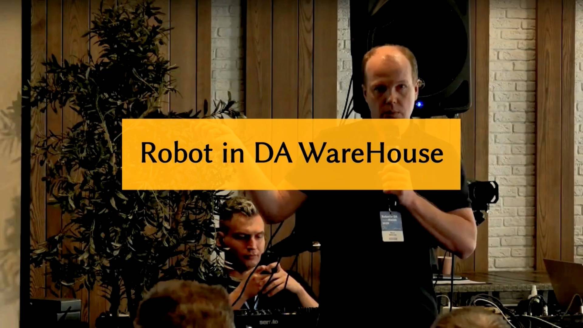 Запись моего выступления с Robot in DA WareHouse
