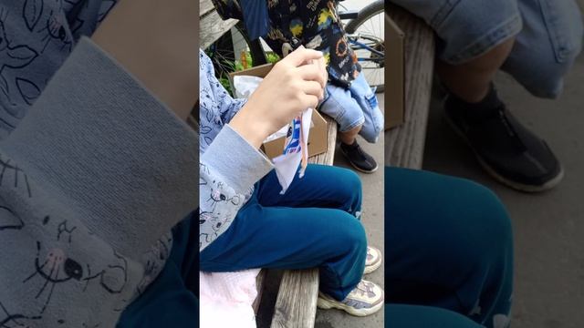 распаковка чек.
( бумажный ЛАБУБУ)