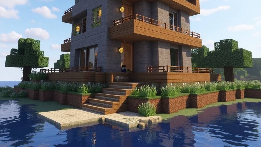 🏠 Крыша над головой — поднимаем вершину дома! 🔨🌅