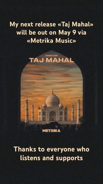 Angeter ⦡ Taj Mahal will be out soon...