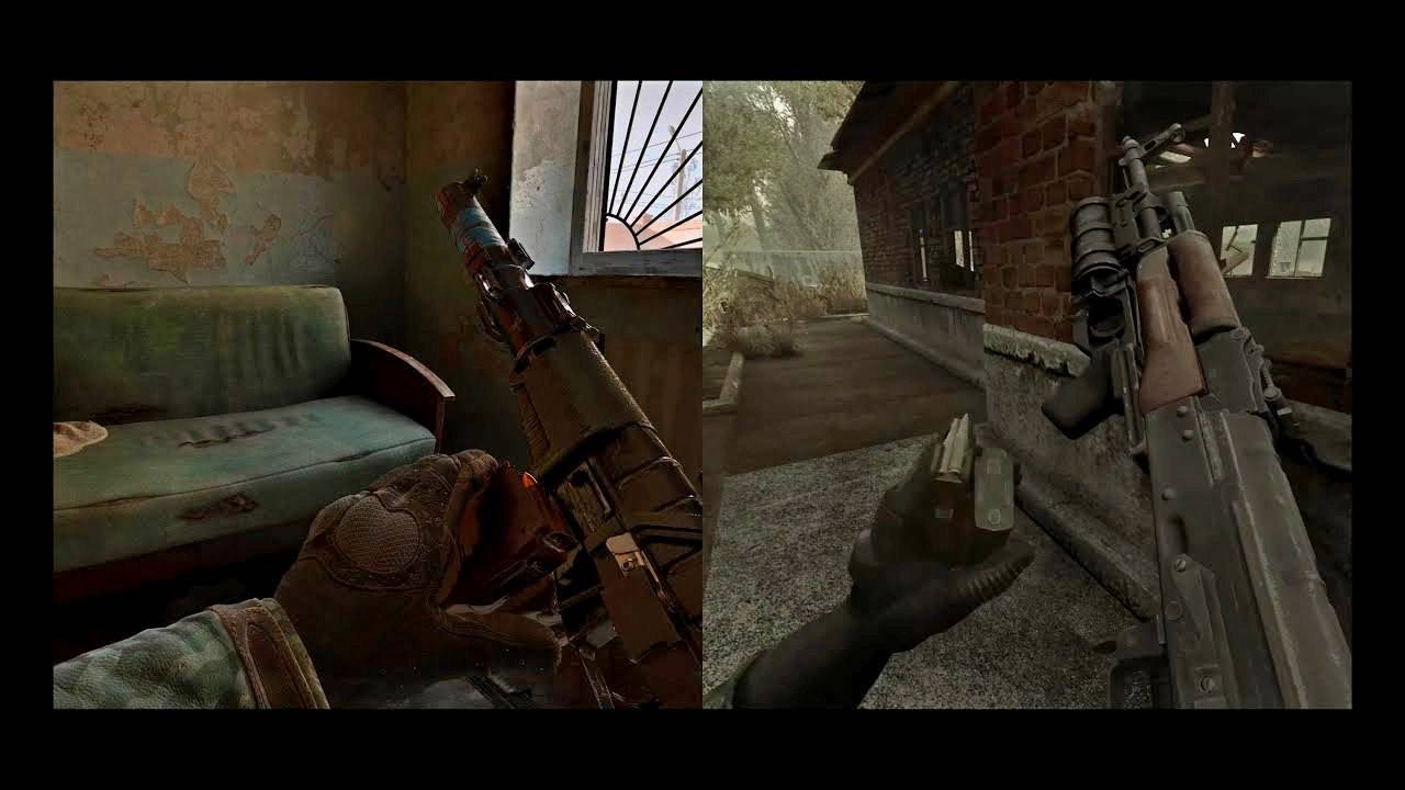 Сравнение перестрелки - S.T.A.L.K.E.R 2 против модифицированной STALKER Anomaly