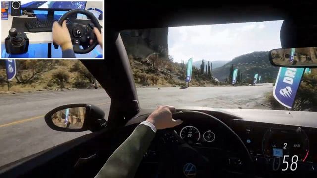 Volkswagen Golf R MK8 - Canyon Drive | Forza Horizon 5 | Steering Wheel Gameplay / WithoTBrakes