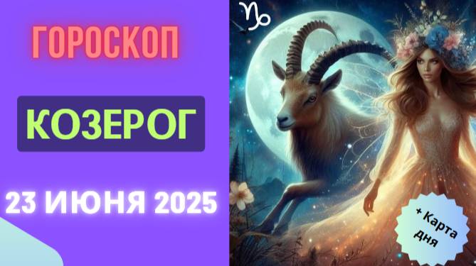 Гороскоп на 23 июня 2025 — Козерог: гороскоп на сегодня — стабильность и мудрость в каждом шаге!