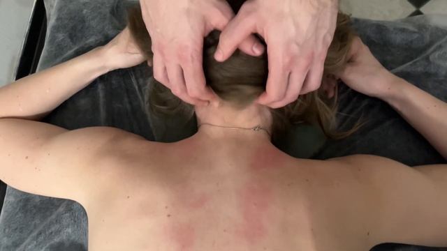 Массаж грудного отдела и шеи,thoracic and neck massage