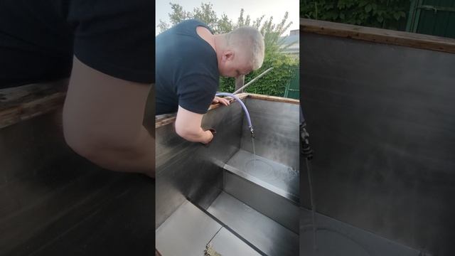 Купель из нержавеющей стали MADE. Как обновить нержавейку