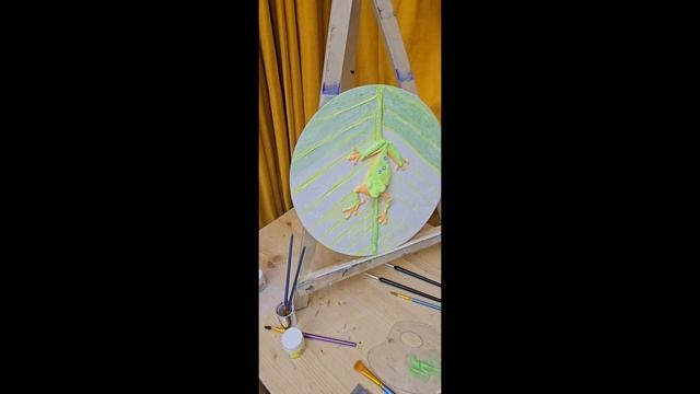 Объёмные 3D картины декоративной штукатуркой на холсте ❤️