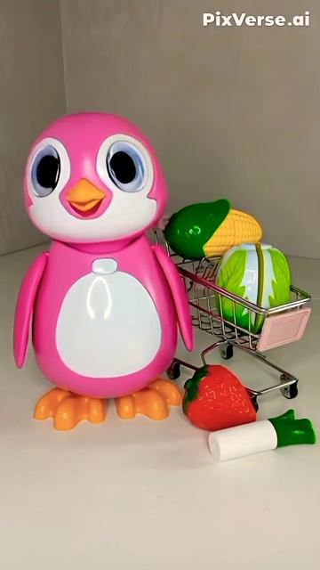 Розовый Пингвин бренд Silverlit ИИ #cute #pet #toys