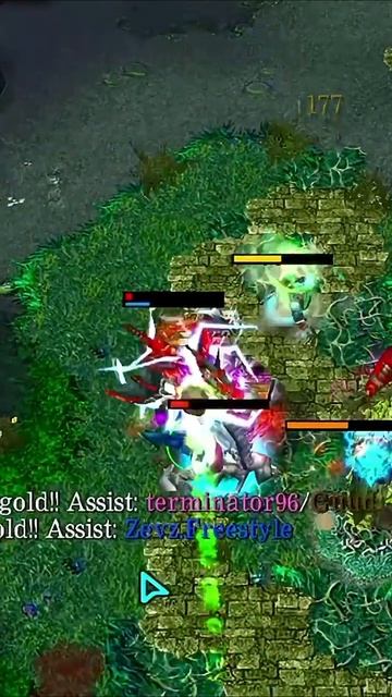 DotA - Армлет Момент на Драгон НайтеПротивники - Актеры  #dota #dota2 #zevzfreestyle