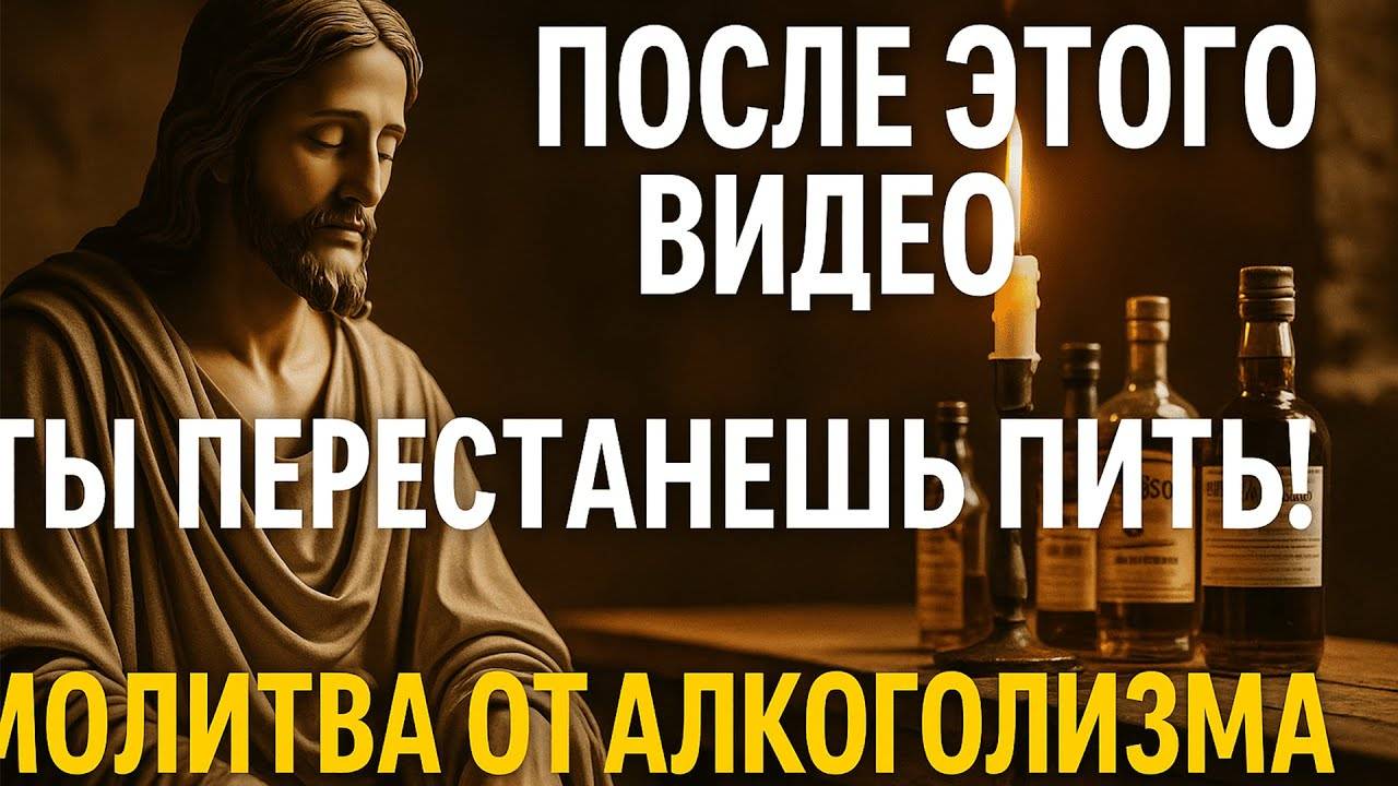 Перестань пить! Самая Эффективная Молитва Против Алкоголизма!