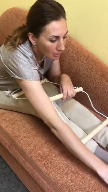 Лесенка веревочная деревянная для подъема с кровати