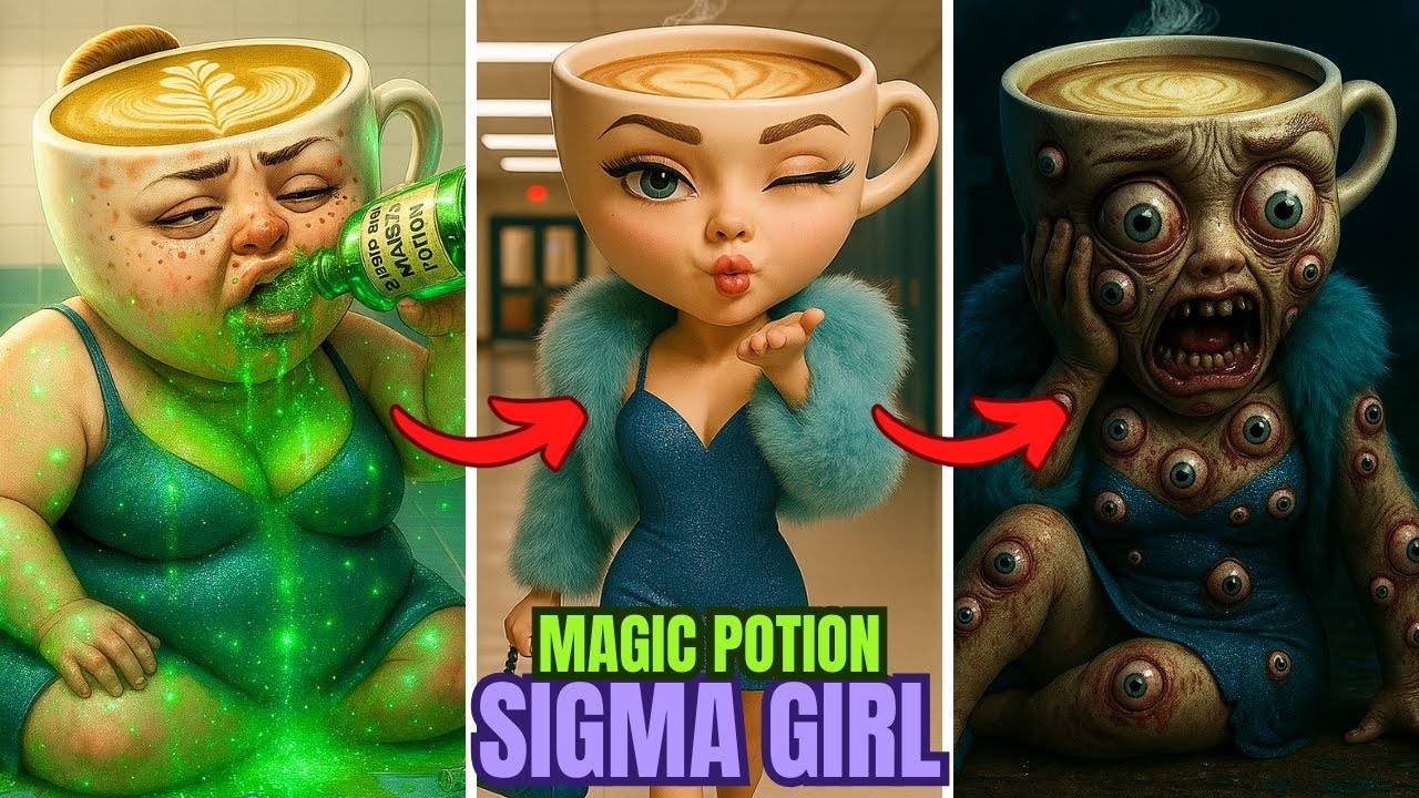 СИГМА ГЕРЛ ВОЛШЕБНАЯ ВОДА трансформация в Сигма Балерину