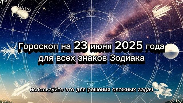 Гороскоп на 23 июня 2025 года для всех знаков Зодиака