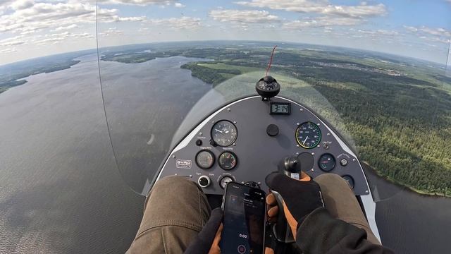 Маршрутный полет на кабриолете