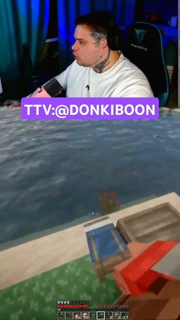 очень сильно испугался... #твичстрим #streamer #stream #twitch #minecraft