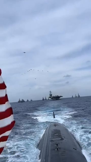 Начали появляться видео от военных США.