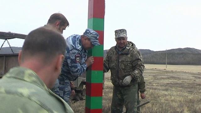 12.05.2018 Установка мемориального комплекса к 100 летию Пограничных Войск