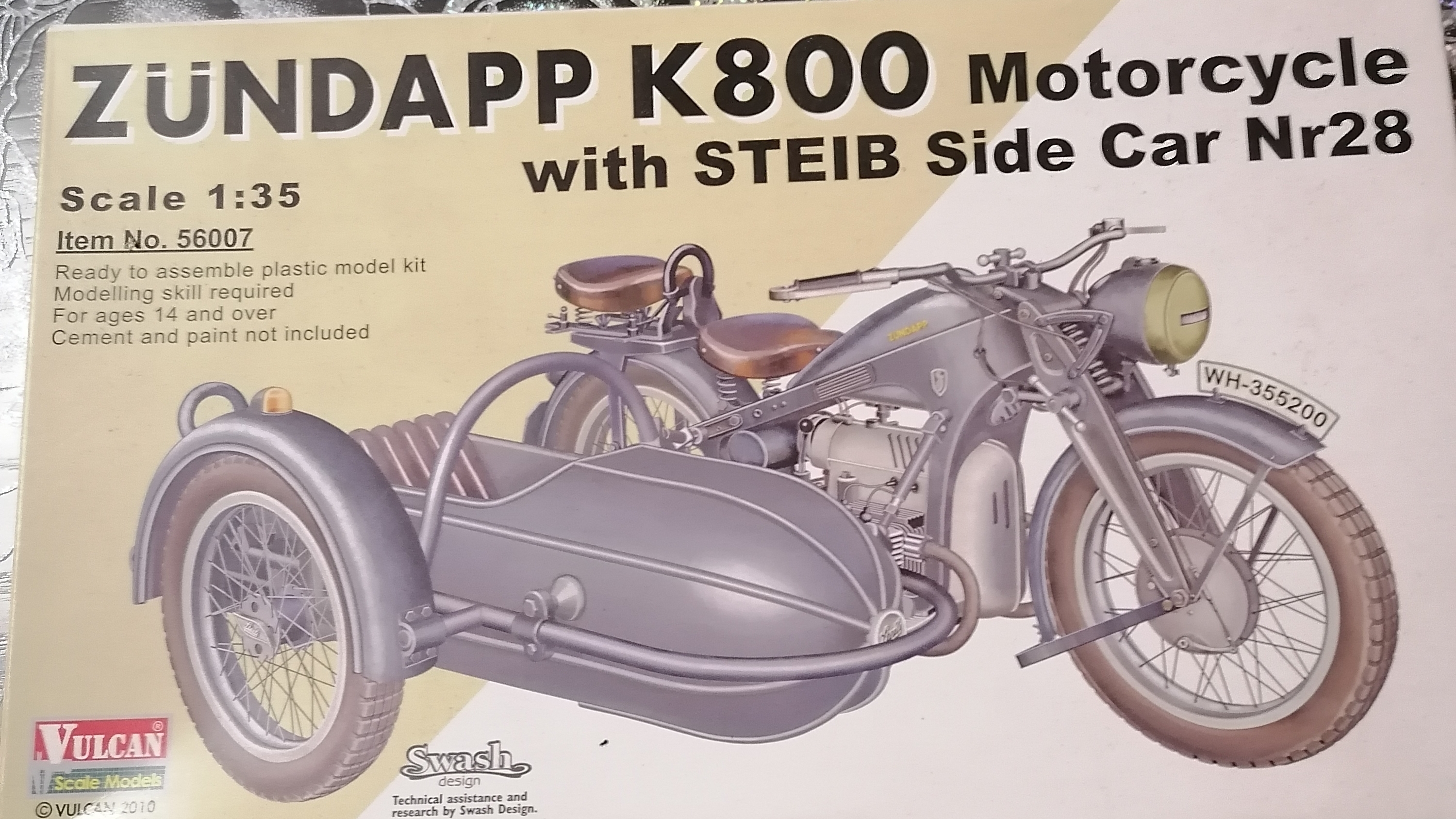 Мотоцикл Zundapp K 800, сборка, часть 2.