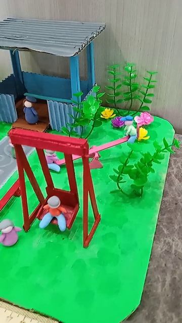 Поделка "Счастливое детство". Детская площадка