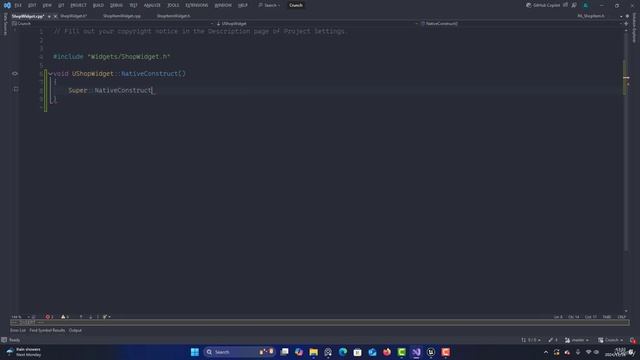 14.4 -  Реализуйте ShopItemWidget и ShopWidget Виджет магазина