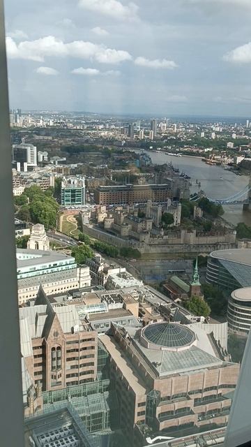 Вид со смотровой Sky Garden, Лондон, Англия (The view from Sky Garden, London, UK)