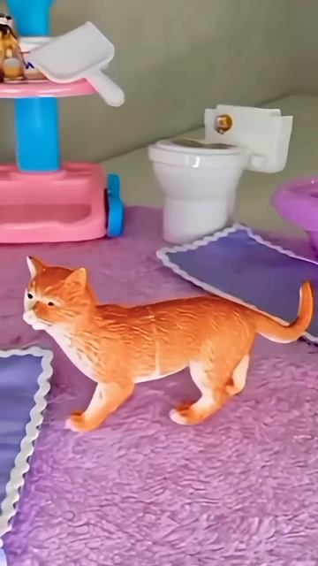 Кот и Пупс Уборка Музыка: ShanhaiМузыкант: FOREVERTURL: https://icons8.com/music #toys #cat #doll