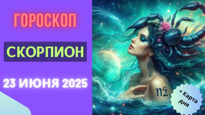 Гороскоп на 23 июня 2025 — Скорпион: гороскоп на сегодня — сила и интуиция для важных решений!
