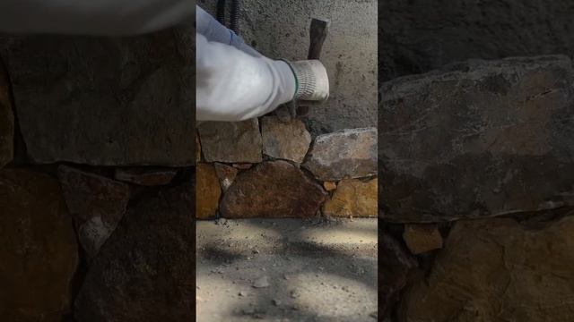Кладем каменную стену