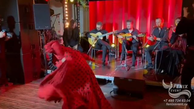 Заказать испанское шоу фламенко на праздник в Москве - испанский танец Фламенко на День Рождения