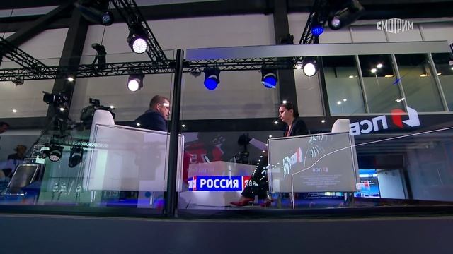 Руководитель Росрыболовства Илья Шестаков дал интервью телеканалу «Россия 24» на полях ПМЭФ