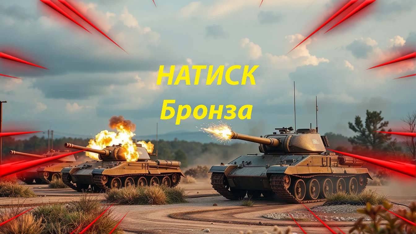Мир танков Натиск Бронза задача 10 побед