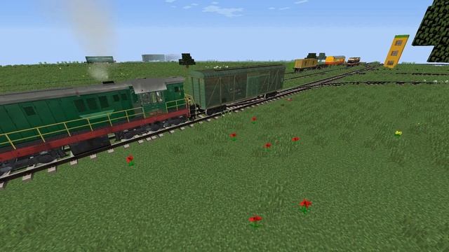 Я Построил железную дорогу в Минекрафт железная дорога, minecraft-121