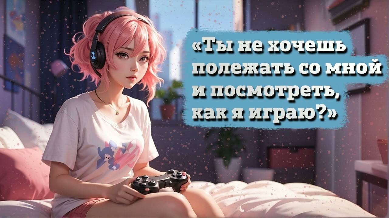 49 Твоя девушка играет, пока ты лежишь рядом _ ASMR RP
