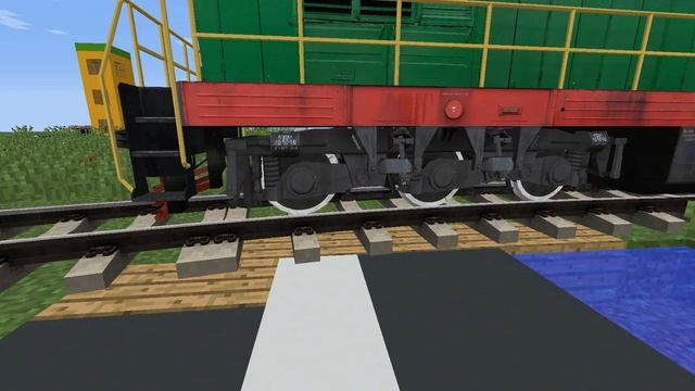 Я Построил железную дорогу в Минекрафт железная дорога, minecraft-10
