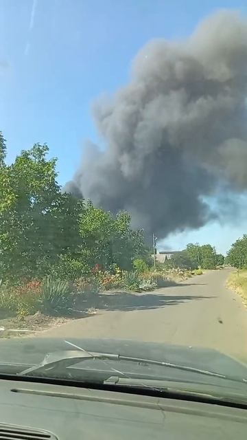 🔴Горящий консервный завод в н.п. «Овидиополь» Одесской области🔴