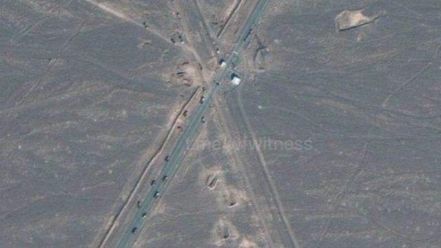 Спутниковые снимки от 19 июня зафиксировали большое движение грузовиков в районе ядерного объекта в