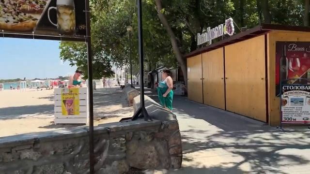 22.06.25 ЧЕРНОМОРСКОЕ! Чебуречная, сувениры и Блондинка из Крыма ! Пляж