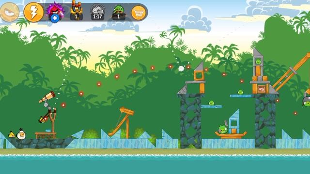 я играю в Angry Birds часть 27