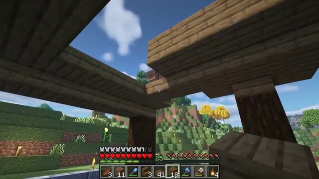 🌿 База природы и порядка в Minecraft — фермерская идиллия!