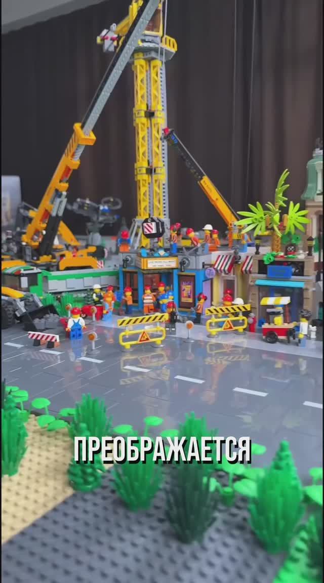 🎬 Бриксополис ТВ: LEGO Icons 10312 Джаз Клуб уже с первым этажом! Мэр вернулся — стройка кипит!