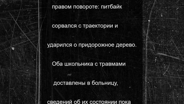 Подростки на питбайке влетели в дерево под Гурьевском